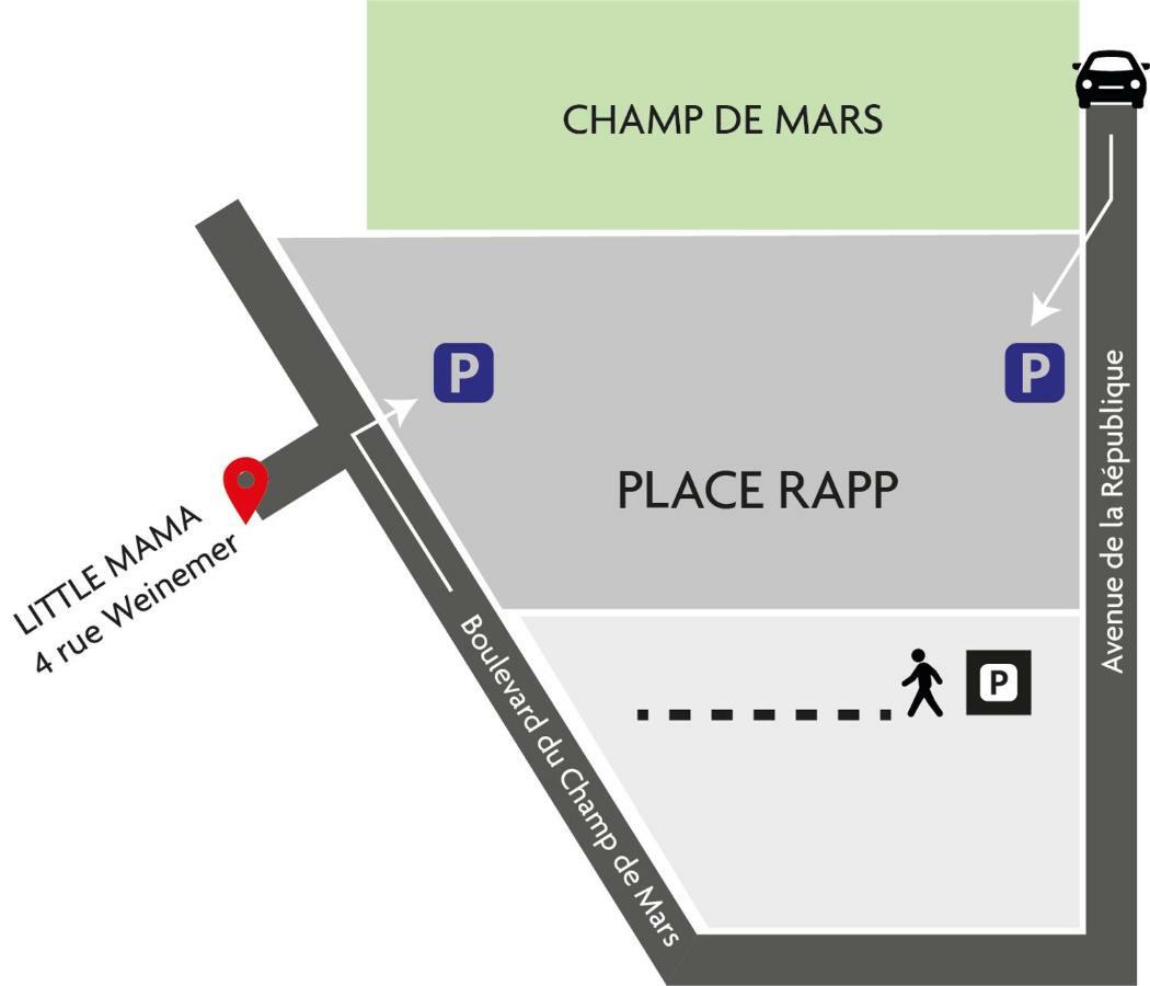 Little Mama 80 Meters From Public Parking Rapp Apartment Colmar Exterior photo
